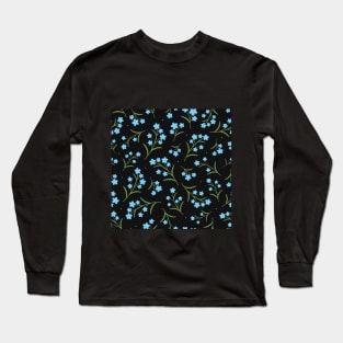 Forget-me-nots simple pattern Long Sleeve T-Shirt